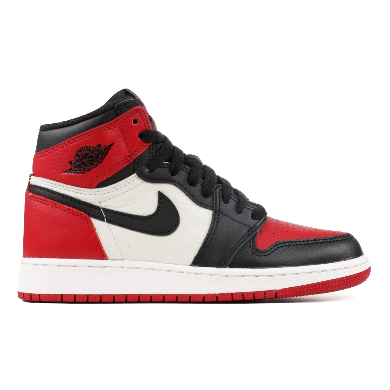 Air Jordan 1 Retro High OG BG (GS) - Bred Toe - Used
