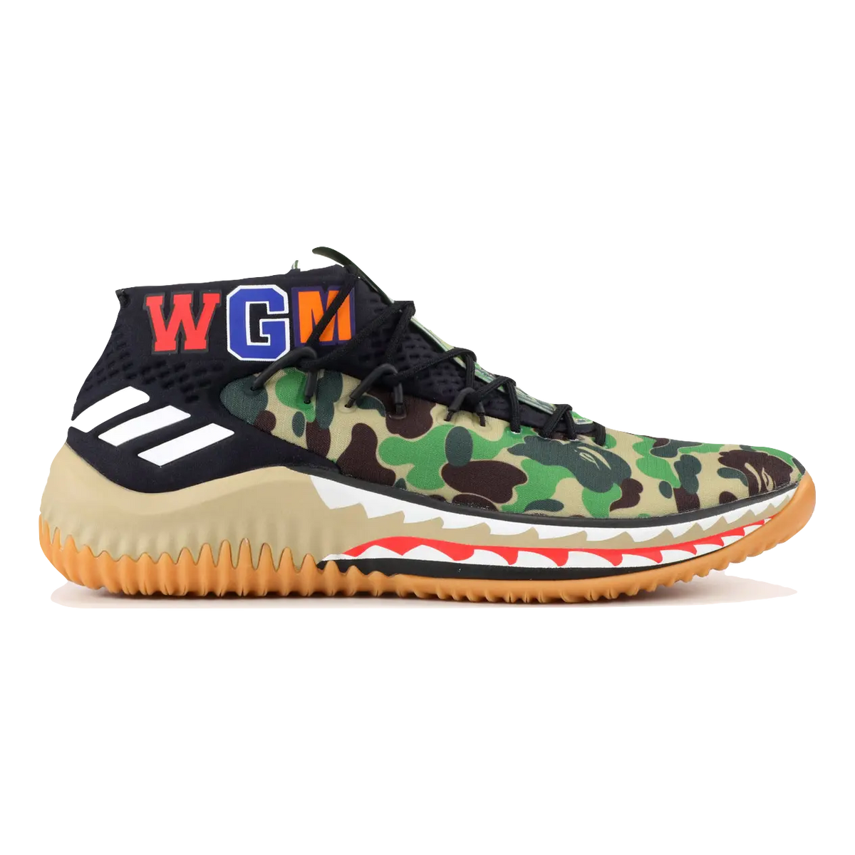 Dame 4 Bape - Green Camo Adidas
