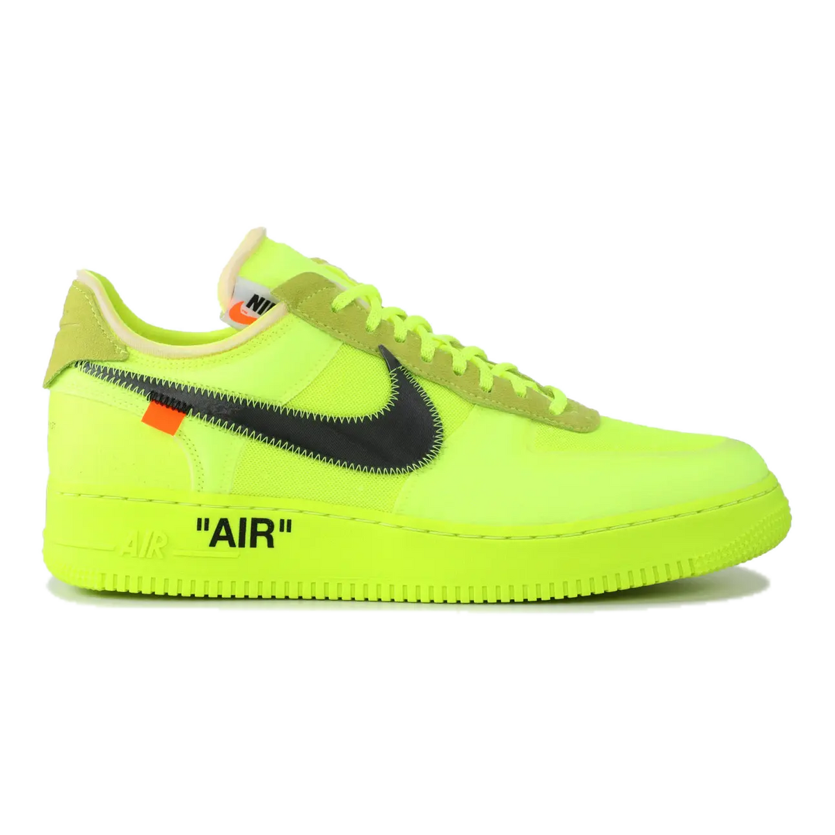 The 10: Nike Air Force 1 Low OFF WHITE - Volt - Used Nike