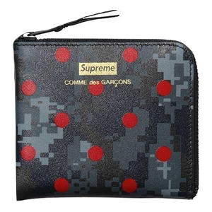 Supreme x CDG Wallet Navy Grails SF