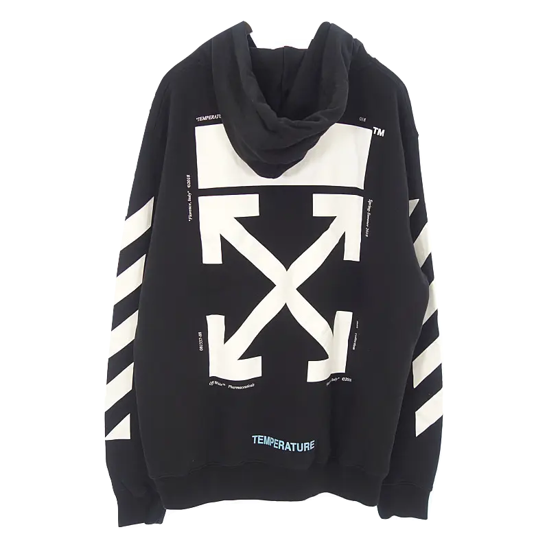 OFF WHITE Mona Lisa Hoodie - Black OFF-WHITE