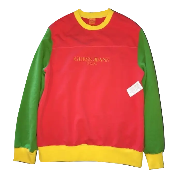 Guess Jeans x Farmers Market Color Blocked Sweatshirt GUESS