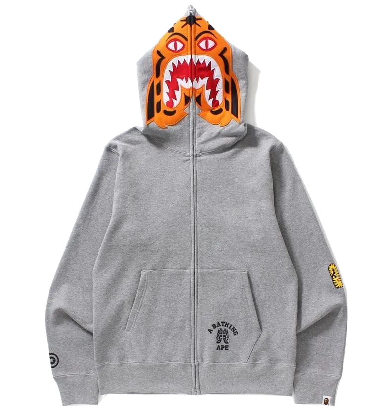 A Bathing Ape 1st Tiger Full Zip Hoodie Bape