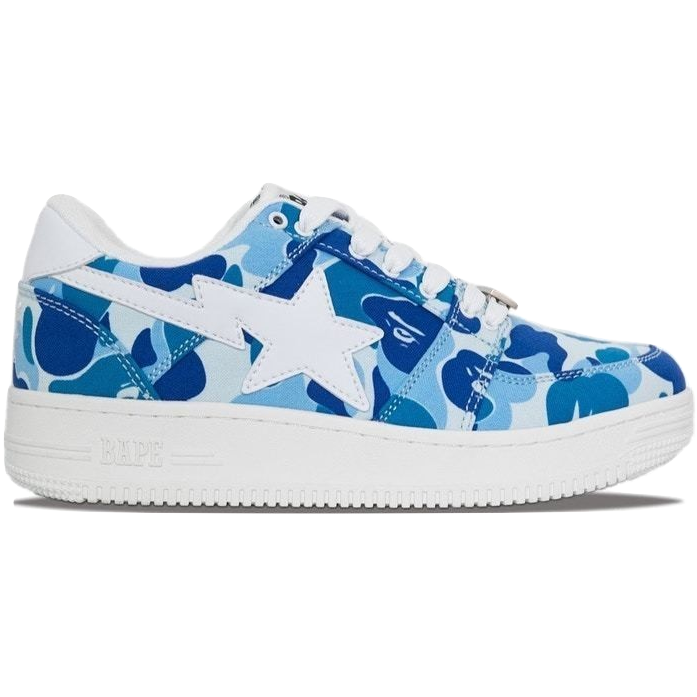 A Bathing Ape Bapesta ABC Camo 20th - Anniversary Blue Bape