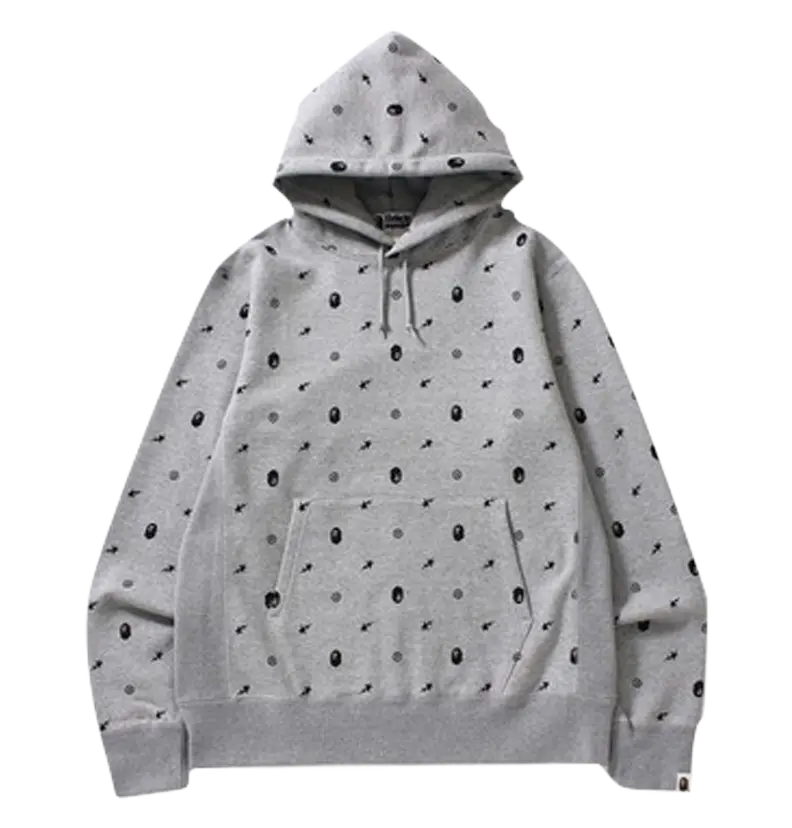 A Bathing Ape Head STA Wide Pullover Hoodie Bape