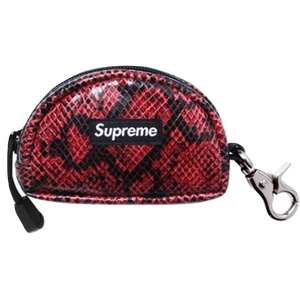 Supreme Snakeskin Stash Pouch - Red - Used