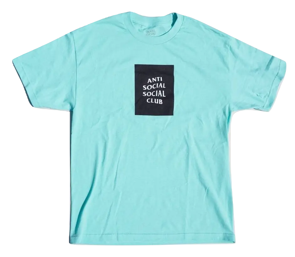 Anti Social Social Club Club - The Club Tee - Teal Anti Social Social Club