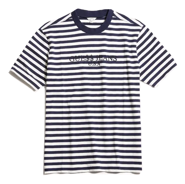 A$AP Rocky x GUESS David Reactive Short Sleeve Tee - Navy GUESS