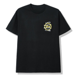 Anti Social Social Club Yellow Bolt Frag Tee - Black
