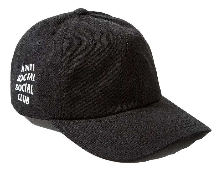 Anti Social Social Club - Weird Cap Black Anti Social Social Club