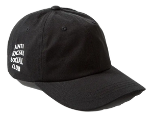 Anti Social Social Club - Weird Cap Black Anti Social Social Club