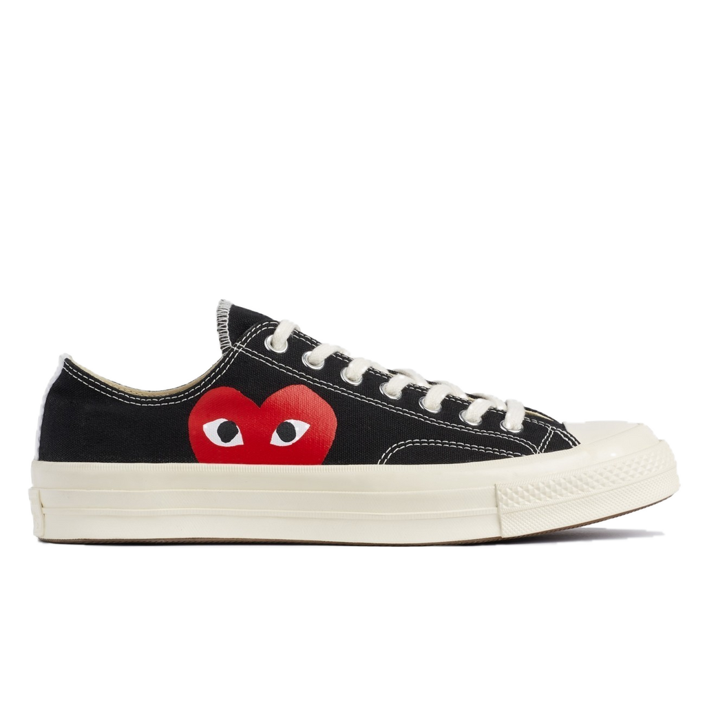 Converse x Comme Des Garcons Play Low Top - Black - Used