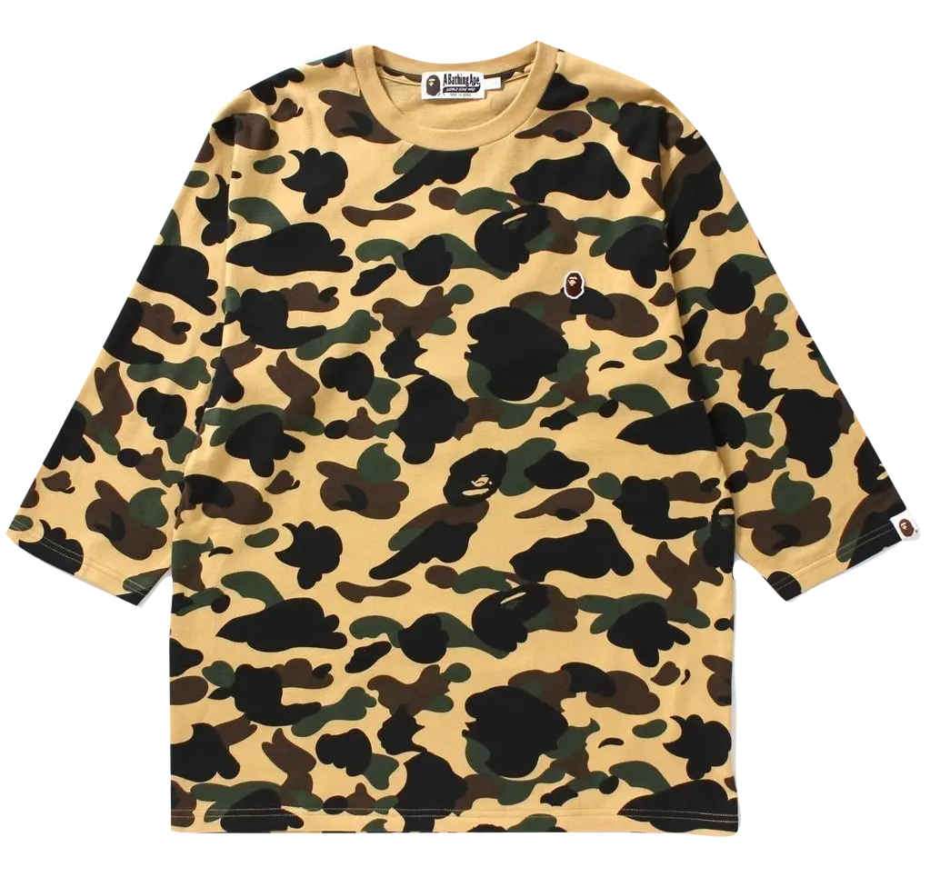 A Bathing Ape 1st Camo 4/5 Sleeve Tee Bape