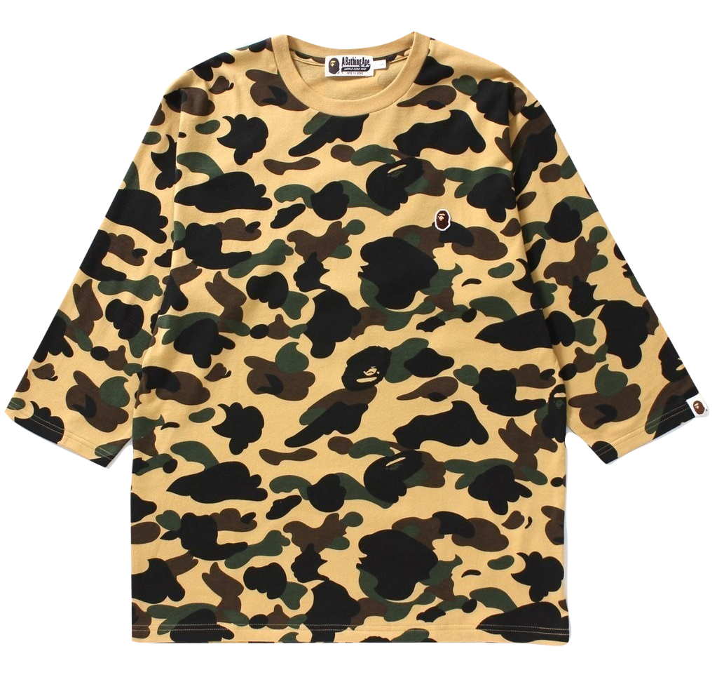 A Bathing Ape 1st Camo 4/5 Sleeve Tee - Used