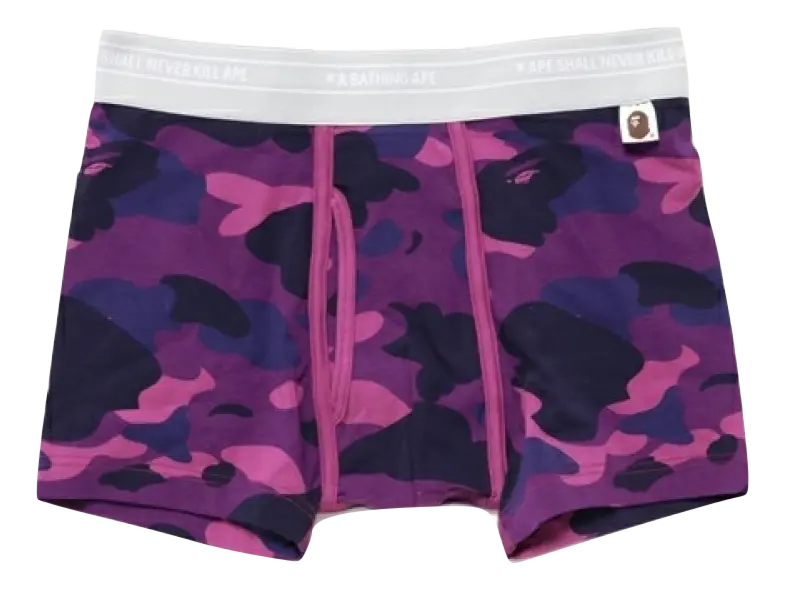 A Bathing Ape Underwear Purple Camo Bape