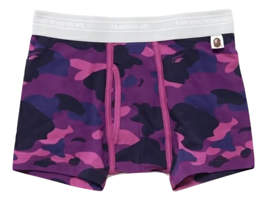 A Bathing Ape Underwear Purple Camo Bape