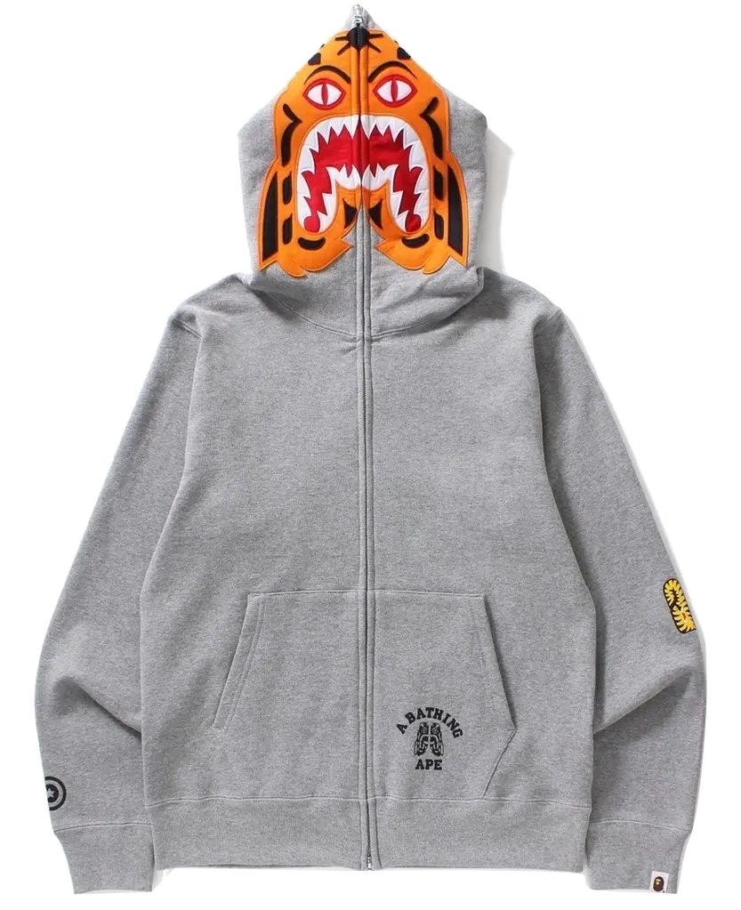 A Bathing Ape 1st Tiger Full Zip Hoodie Bape