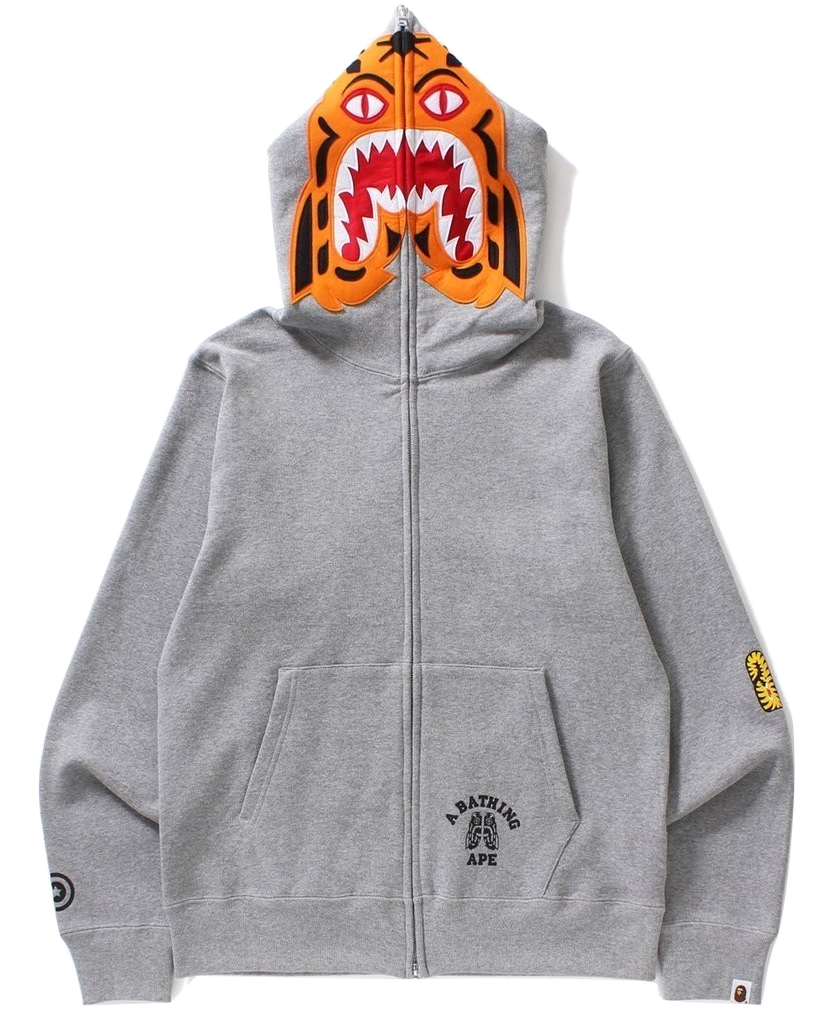 A Bathing Ape 1st Tiger Full Zip Hoodie