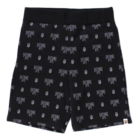 A Bathing Ape Monogram Sweat Shorts Mens
