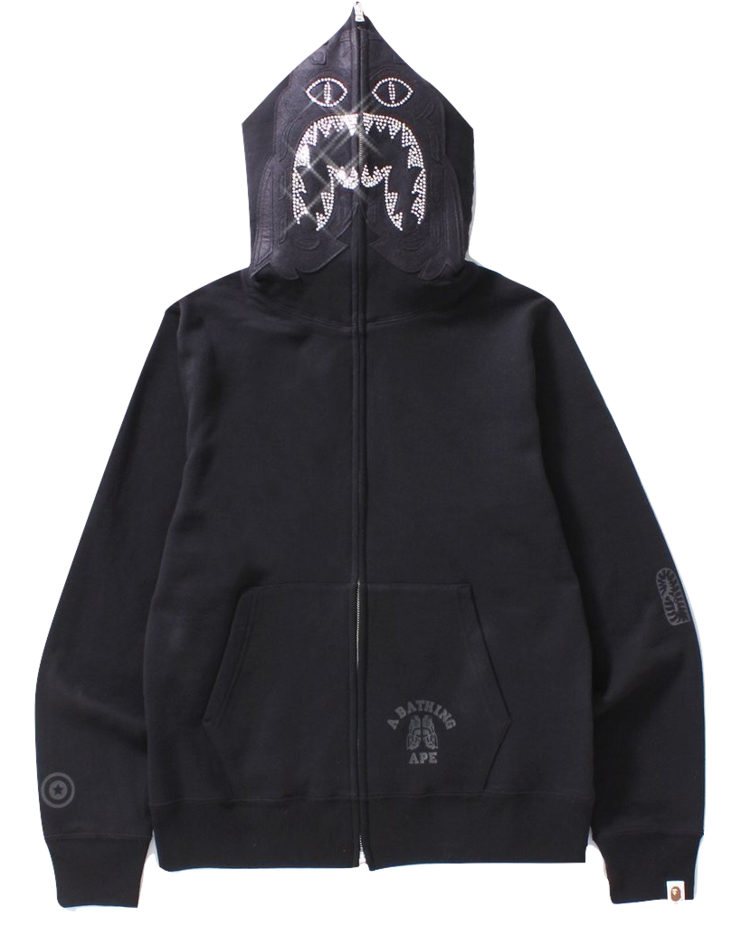 Swarovski bape hoodie hot sale