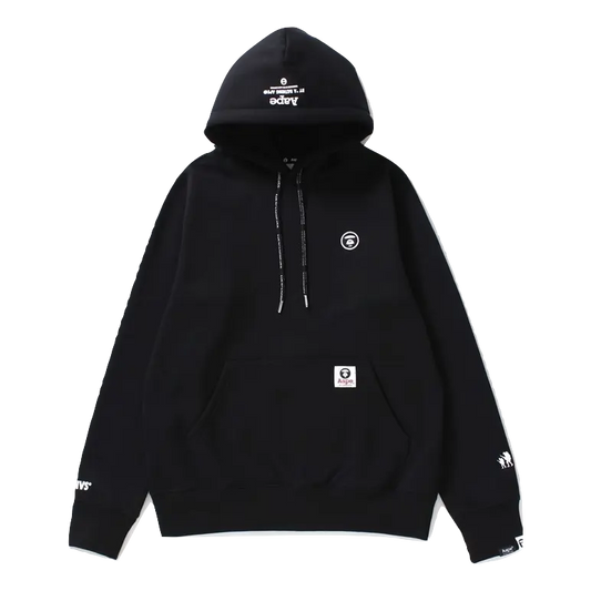 Aape By A Bathing Ape French Terry Hoodie - Black Bape