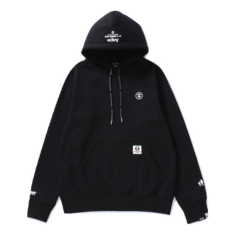Aape By A Bathing Ape French Terry Hoodie - Black