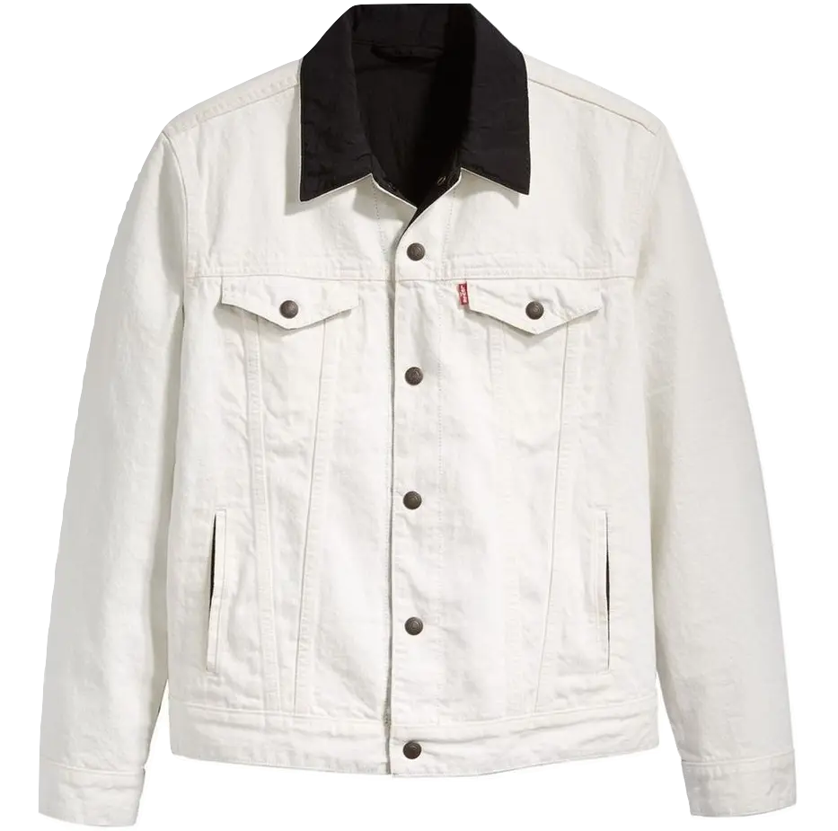 Air Jordan x Levis Reversible Trucker Jacket - White/Black Air Jordan
