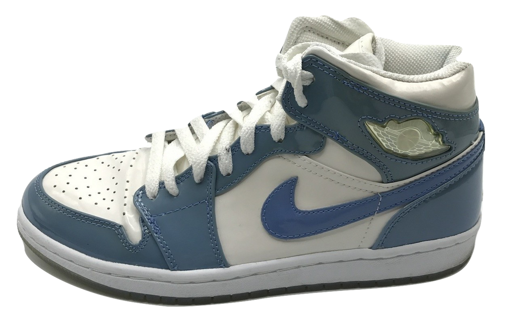 Air Jordan 1 Retro - Patent Leather|White, University Blue - Used
