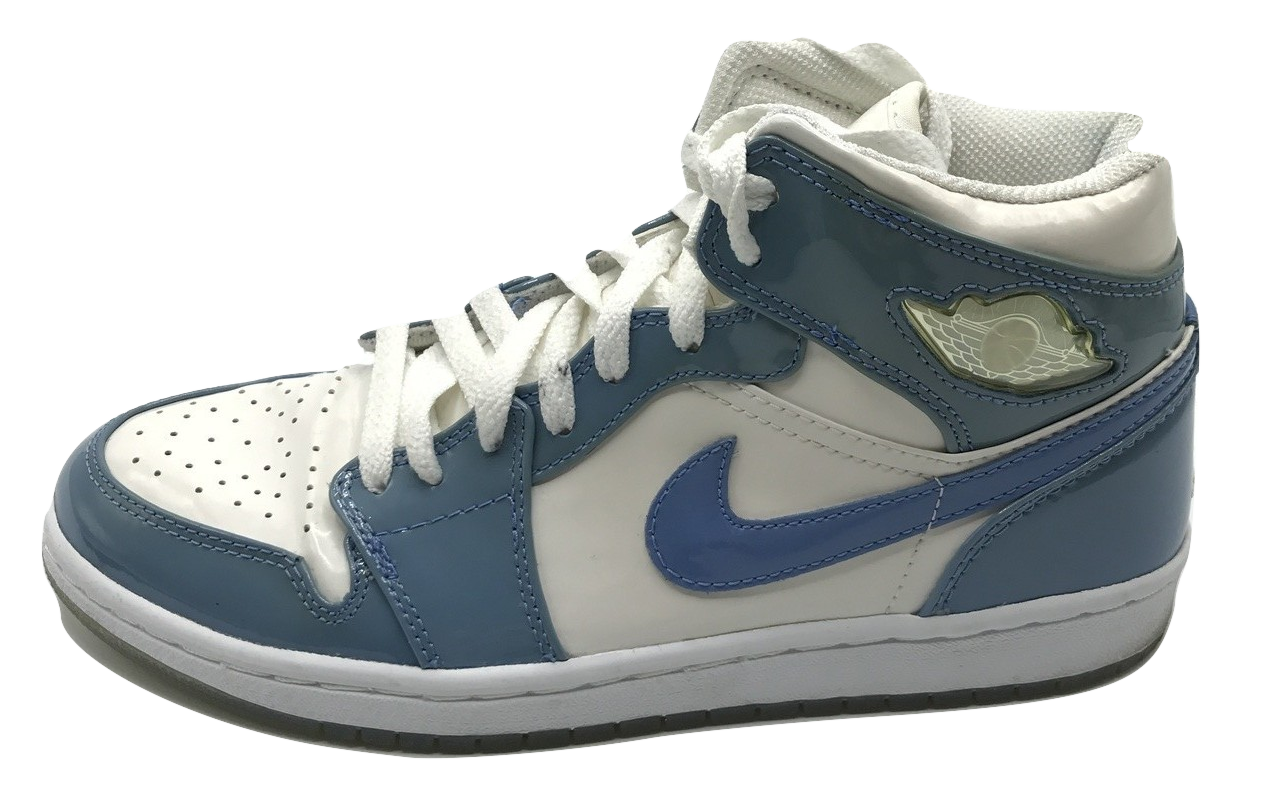 Air Jordan 1 Retro - Patent Leather|White, University Blue - Used