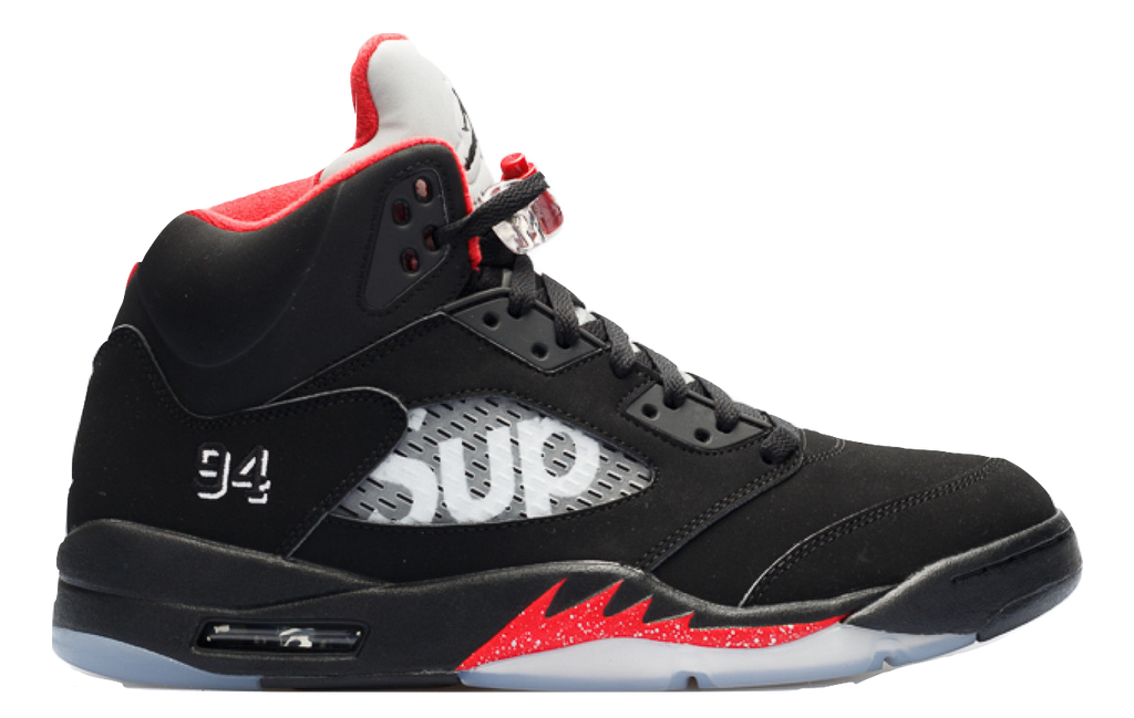 Air Jordan 5 Retro - Supreme (Black)