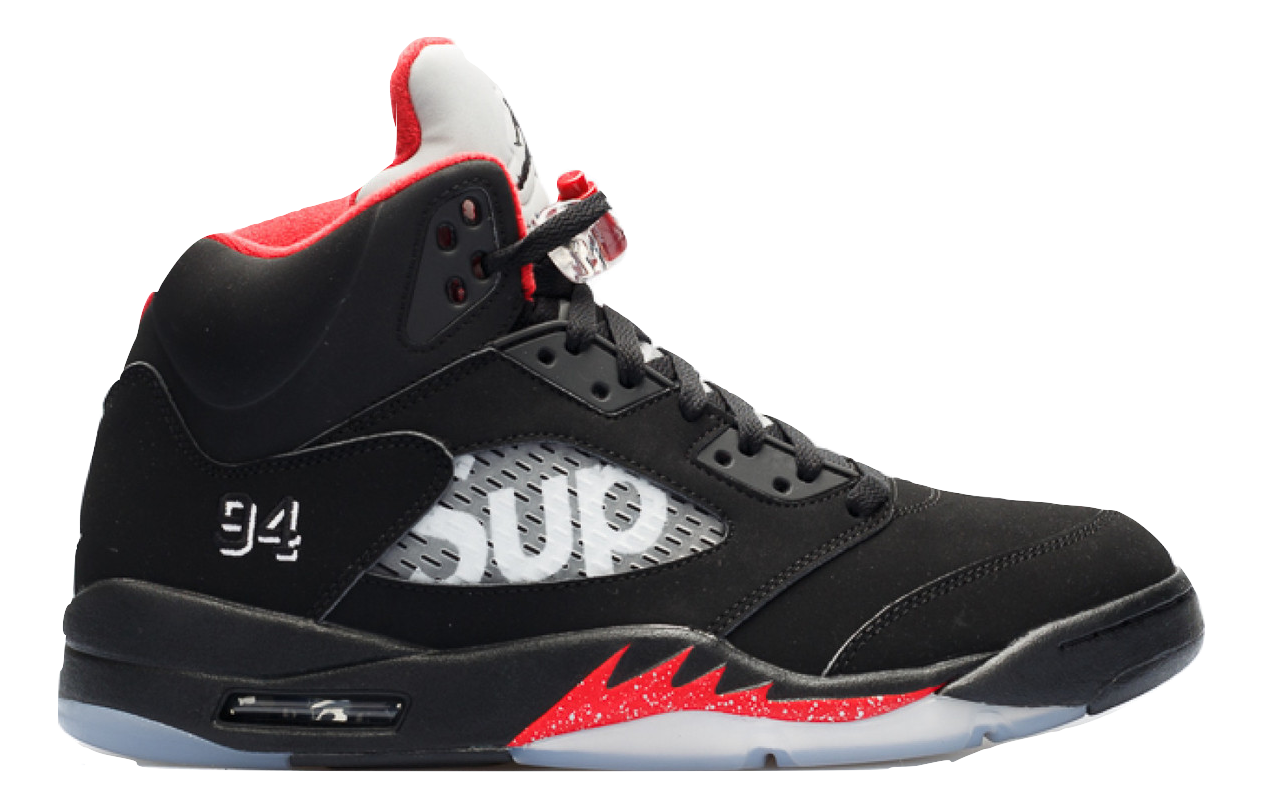Air Jordan 5 Retro - Supreme (Black)