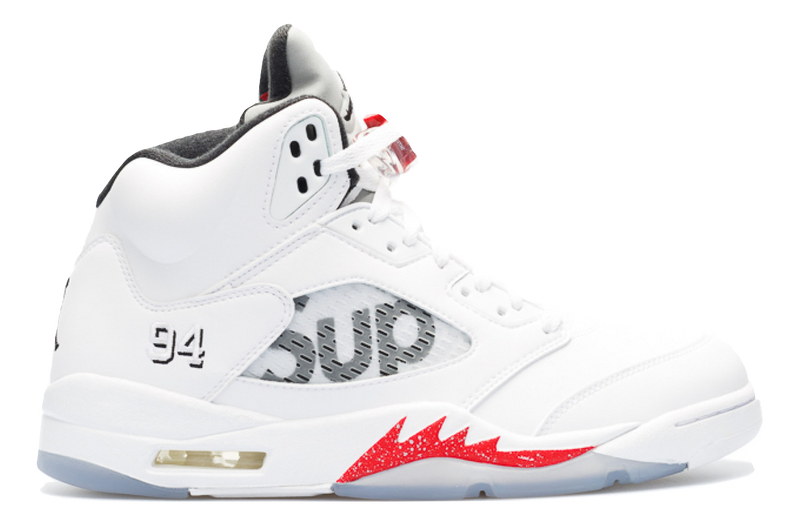 Jordan 5 supreme white new arrivals