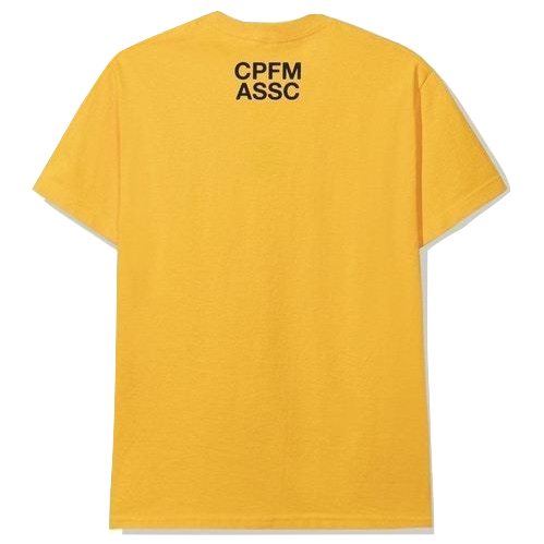 Anti Social Social Club x CPFM Tee - Yellow Anti Social Social Club