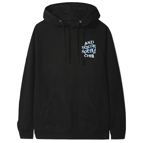 ASSC x Fragment Bolt Hoodie - Black/Blue Anti Social Social Club