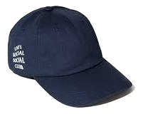 Anti Social Social Club - Weird Cap Navy Blue