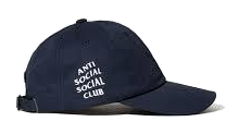 Anti Social Social Club - Weird Cap Navy Blue