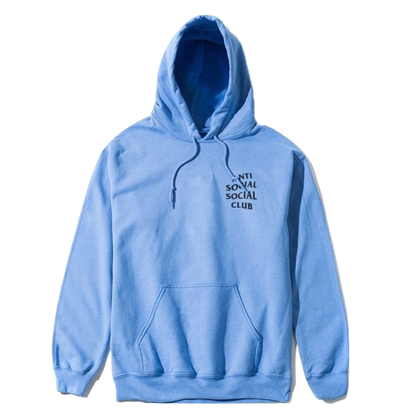 Anti social social club baby 2024 blue hoodie
