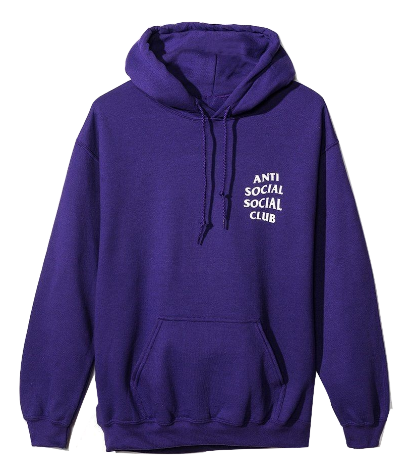 Anti Social Social Club - Purple Rain Hoody