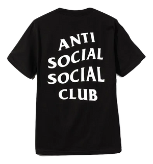 Anti Social Social Club Logo Tee 2 - Black - Used Anti Social Social Club