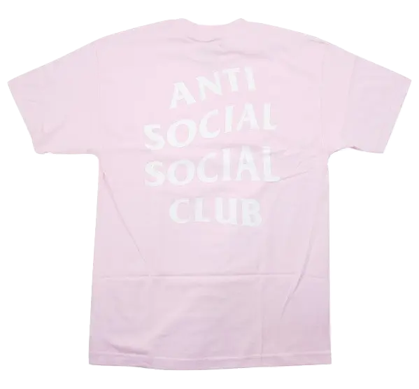 Anti Social Social Club Logo Tee 2 - Pink Anti Social Social Club