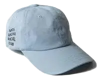 Anti Social Social Club Weird Cap -  Baby Blue Anti Social Social Club
