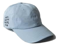 Anti Social Social Club Weird Cap -  Baby Blue