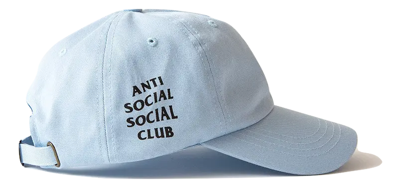 Anti Social Social Club Weird Cap -  Baby Blue Anti Social Social Club