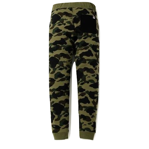 A Bathing Ape 1st Camo Shark Slim Sweatpants - Green/Black Bape