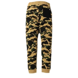 A Bathing Ape 1st Camo Shark Slim Sweatpants - Yellow/Black