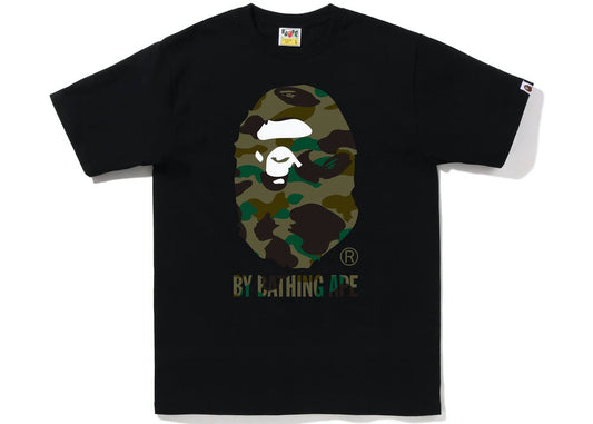 A Bathing Ape 1st Camo By Bathing Ape Tee - Black/Green Camo