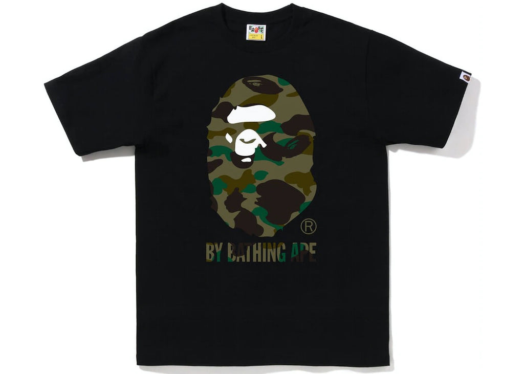 A Bathing Ape 1st Camo By Bathing Ape Tee - Black/Green Camo