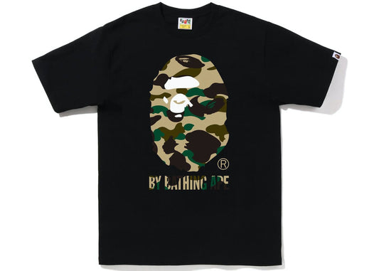 A Bathing Ape 1st Camo By Bathing Ape Tee - Black/Yellow Camo