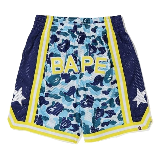 A Bathing Ape ABC Basketball Shorts - Blue