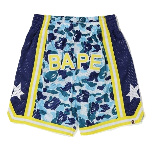 A Bathing Ape ABC Basketball Shorts - Blue